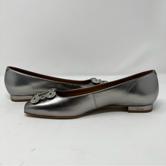Talbots Silver Embellished Flats - Picture 3 of 9